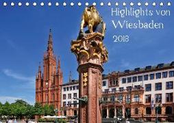 Highlights von Wiesbaden (Tischkalender 2018 DIN A5 quer)