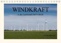 Windkraft in der Landschaft Ostfrieslands (Tischkalender 2018 DIN A5 quer)