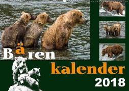 Bärenkalender (Wandkalender 2018 DIN A2 quer)