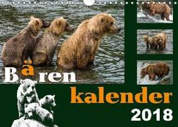 Bärenkalender (Wandkalender 2018 DIN A4 quer)