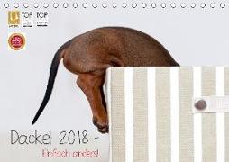 Dackel 2018 - Einfach anders! (Tischkalender 2018 DIN A5 quer)