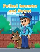 Polizeibeamter auf Patrol Malbuch