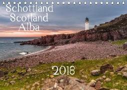 Schottland - Scotland - Alba (Tischkalender 2018 DIN A5 quer)