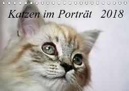 Katzen im Porträt / Geburtstagskalender (Tischkalender 2018 DIN A5 quer)