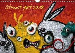 Street-Art 2018 / CH-Version (Wandkalender 2018 DIN A4 quer)