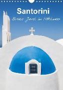 Santorini - Blues Juwel im Mittelmeer - (Wandkalender 2018 DIN A4 hoch)