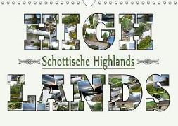 Schottische Highlands (Wandkalender 2018 DIN A4 quer)