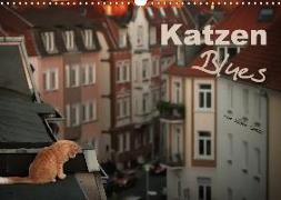 Katzen Blues (Wandkalender 2018 DIN A3 quer)