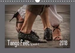Tango feetAT-Version (Wandkalender 2018 DIN A4 quer)