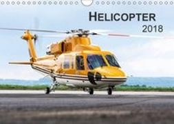 Helicopter 2018 (Wandkalender 2018 DIN A4 quer)