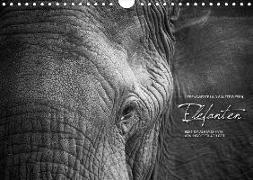 Emotionale Momente: Elefanten in black & white (Wandkalender 2018 DIN A4 quer) Dieser erfolgreiche Kalender wurde dieses Jahr mit gleichen Bildern und aktualisiertem Kalendarium wiederveröffentlicht