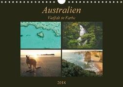 Australien - Farbige VielfaltCH-Version (Wandkalender 2018 DIN A4 quer)