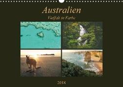 Australien - Farbige VielfaltCH-Version (Wandkalender 2018 DIN A3 quer)