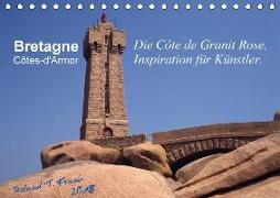 Bretagne - die Côte de Granit Rose, Inspiration für Künstler (Tischkalender 2018 DIN A5 quer)