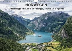 Norwegen - Unterwegs im Land der Berge, Trolle und Fjorde (Wandkalender 2018 DIN A4 quer)