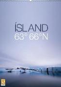 ÍSLAND 63° 66° N (Wandkalender 2018 DIN A2 hoch)