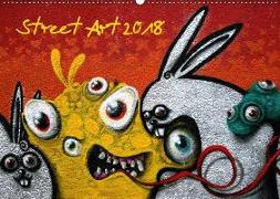 Street-Art 2018 / CH-Version (Wandkalender 2018 DIN A2 quer)