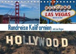 Rundreise Kalifornien mit Las Vegas (Tischkalender 2018 DIN A5 quer)