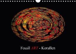 Fossil ART - Korallen (Wandkalender 2018 DIN A4 quer)