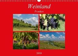 Weinland Franken (Wandkalender 2018 DIN A3 quer)