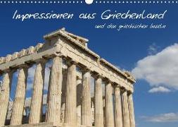 Impressionen aus Griechenland (Wandkalender 2018 DIN A3 quer)