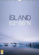 ÍSLAND 63° 66° N (Wandkalender 2018 DIN A3 hoch)