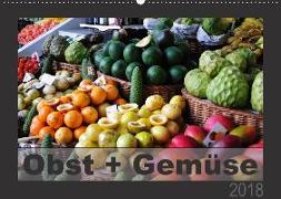 Obst + Gemüse (Wandkalender 2018 DIN A2 quer)