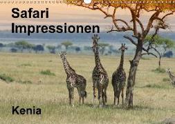Safari Impressionen / Kenia (Wandkalender 2018 DIN A3 quer)