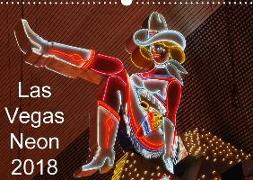 Las Vegas Neon 2018 / AT-Version (Wandkalender 2018 DIN A3 quer)
