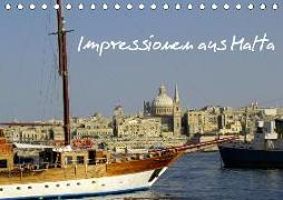Impressionen aus Malta (Tischkalender 2018 DIN A5 quer)