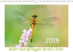 leicht und beflügelt durch´s Jahr 2018 (Wandkalender 2018 DIN A4 quer)