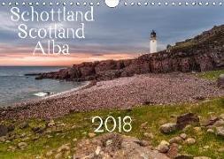 Schottland - Scotland - Alba (Wandkalender 2018 DIN A4 quer)