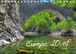 Europa 2018 (Tischkalender 2018 DIN A5 quer)