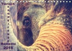 Tierisch ERGREIFENDE Momente 2018 (Tischkalender 2018 DIN A5 quer)