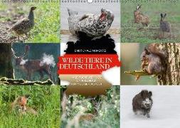 Emotionale Momente: Wilde Tiere in Deutschland (Wandkalender 2018 DIN A2 quer)