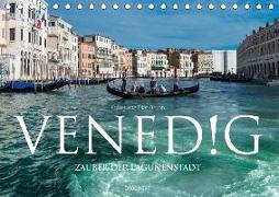 Venedig - Zauber der Lagunenstadt (Tischkalender 2018 DIN A5 quer) Dieser erfolgreiche Kalender wurde dieses Jahr mit gleichen Bildern und aktualisiertem Kalendarium wiederveröffentlicht