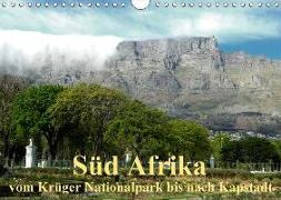 Süd Afrika - vom Krüger Nationalpark bis nach Kapstadt (Wandkalender 2018 DIN A4 quer)