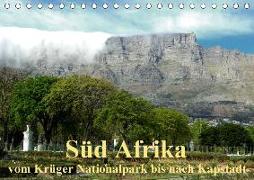 Süd Afrika - vom Krüger Nationalpark bis nach Kapstadt (Tischkalender 2018 DIN A5 quer)