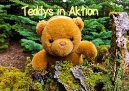 Teddys in AktionCH-Version (Wandkalender 2018 DIN A2 quer)