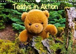 Teddys in AktionCH-Version (Wandkalender 2018 DIN A4 quer)