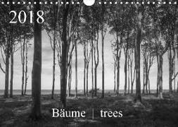 Bäume trees 2018 (Wandkalender 2018 DIN A4 quer)
