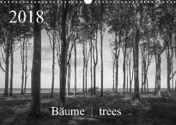 Bäume trees 2018 (Wandkalender 2018 DIN A3 quer)