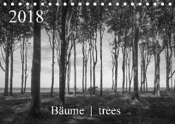 Bäume trees 2018 (Tischkalender 2018 DIN A5 quer)