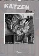 Katzen Blues / Planer (Wandkalender 2018 DIN A3 hoch)