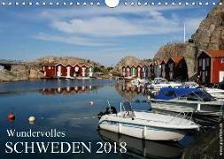 Wundervolles Schweden 2018 (Wandkalender 2018 DIN A4 quer)