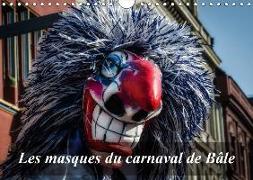 Les masques du carnaval de Bâle (Calendrier mural 2018 DIN A4 horizontal)