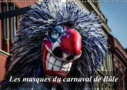Les masques du carnaval de Bâle (Calendrier mural 2018 DIN A3 horizontal)