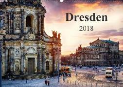 Dresden 2018 / Geburtstagskalender (Wandkalender 2018 DIN A2 quer)