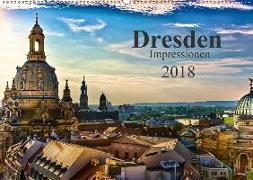 Dresden Impressionen 2018 / Geburtstagskalender (Wandkalender 2018 DIN A2 quer)
