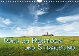 Rund um Rostock und Stralsund (Wandkalender 2018 DIN A4 quer)